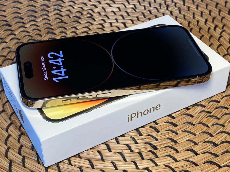 iPhone 14 Pro 128GB ZŁOTY/ Bateria 88%/ IDEALNY!