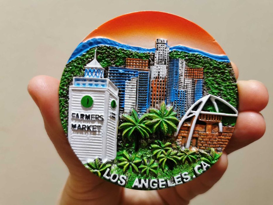 Magnes na lodówkę USA Los Angeles Hollywood pamiątka z podróży suwenir