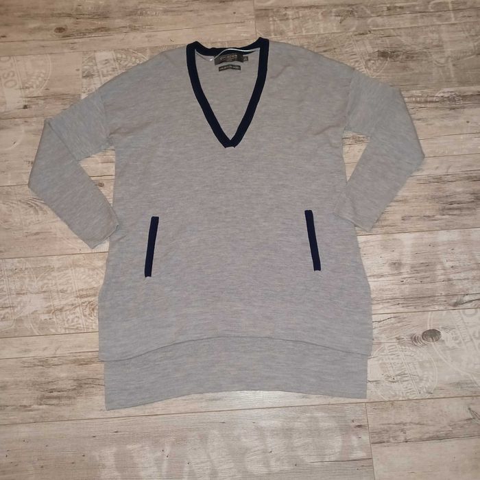 COERCION 100% wełna merino sweter śliczny dla L/XL