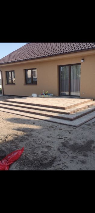 Układanie kostki brukowej, mycie kostki brukowej,impregnacja