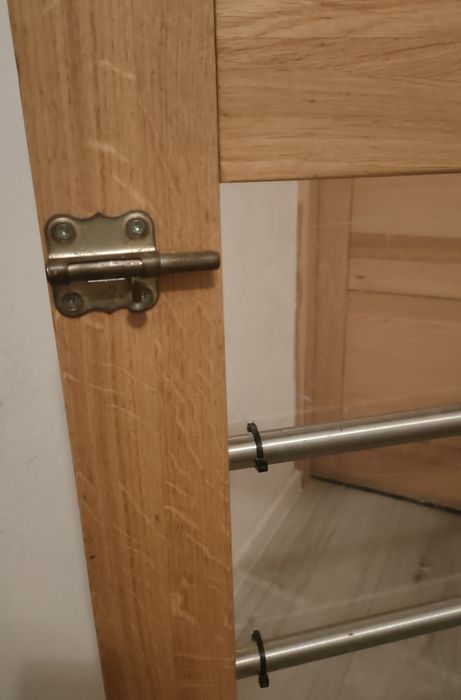 Bramka schodowa dębowa 90x90