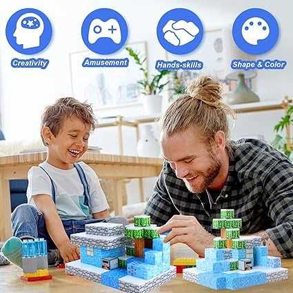 Magnetyczne klocki dla chłopców i dziewcząt w wieku od 3 lat