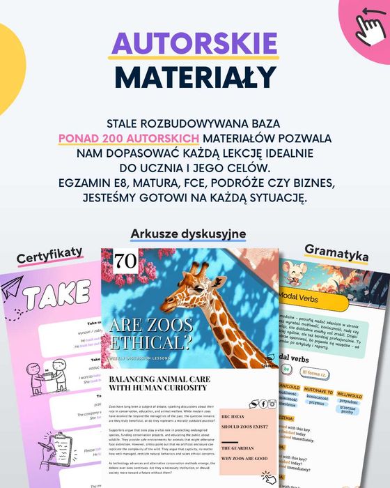 Zajęcia / korepetycje z języka angielskiego online. Fv.