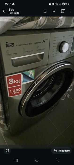 Máquina de lavar roupa Teka 8kg