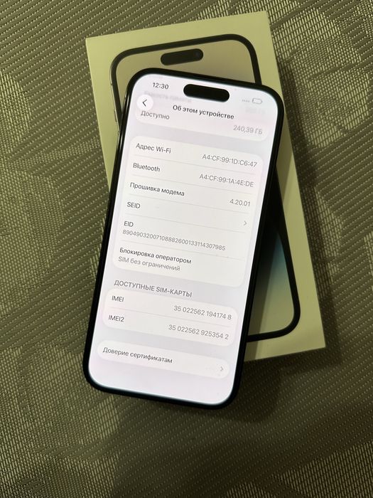 Apple iPhone 14 Pro 256 gb