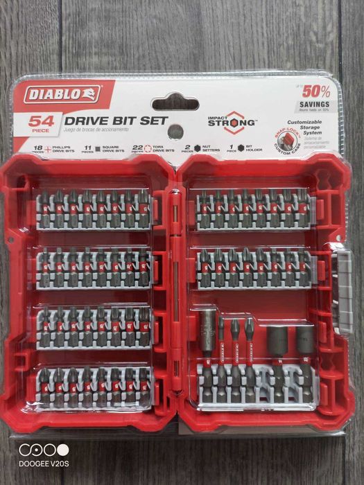 Наборы ударных бит Milwaukee Makita Bosch Diablo