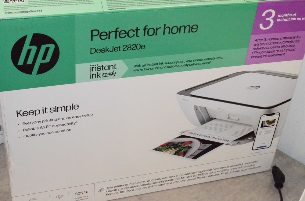 Drukarka wielofunkcyjna HP DeskJet 2820e  skaner HP Smart