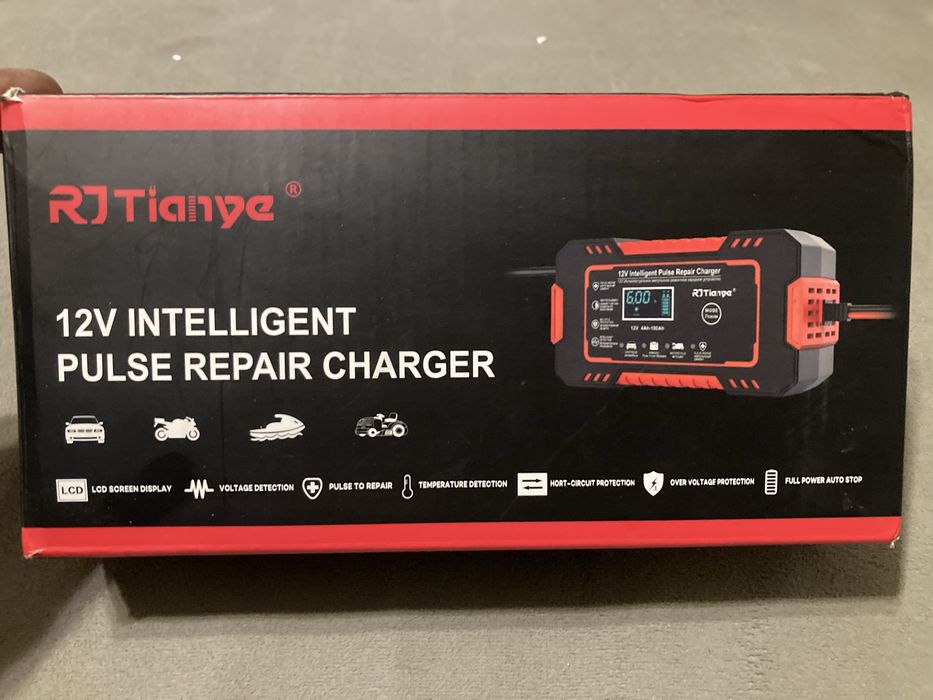 Ителектуальное зарядное устройство RJ Tianye 12V 6A для аккумуляторов