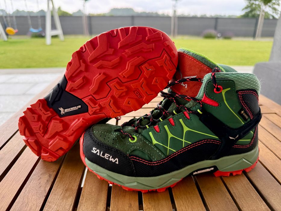 Buty unisex SALEWA Jr Alp Trainer Mid Gore-tex r.34 - jak nowe
