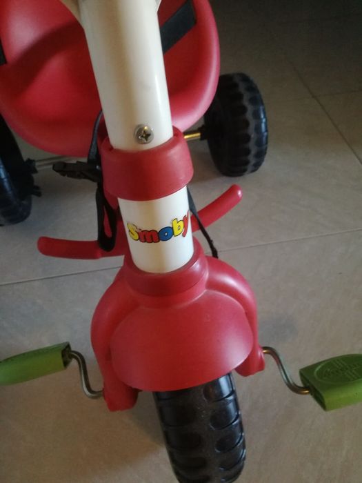 Triciclo smoby com mala