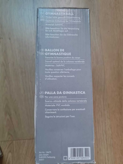 Bolas de fitball / fitness — com caixa original