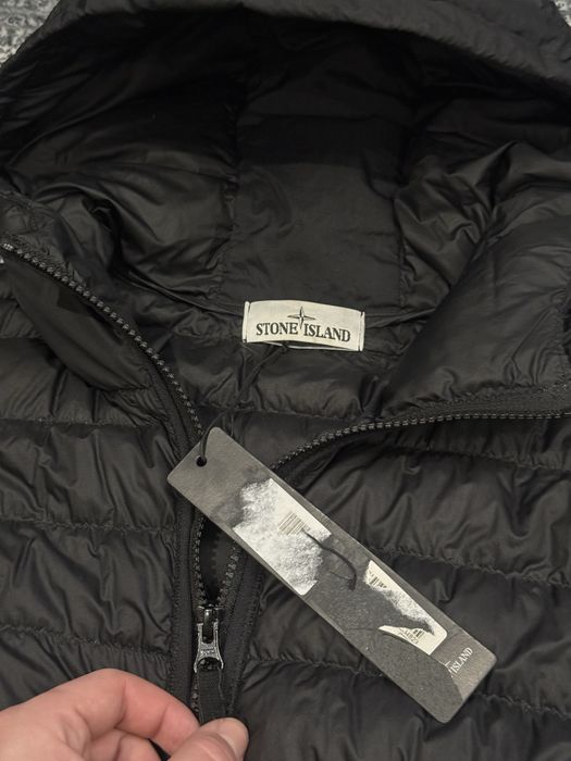 Микропуховик stone island garment dyed