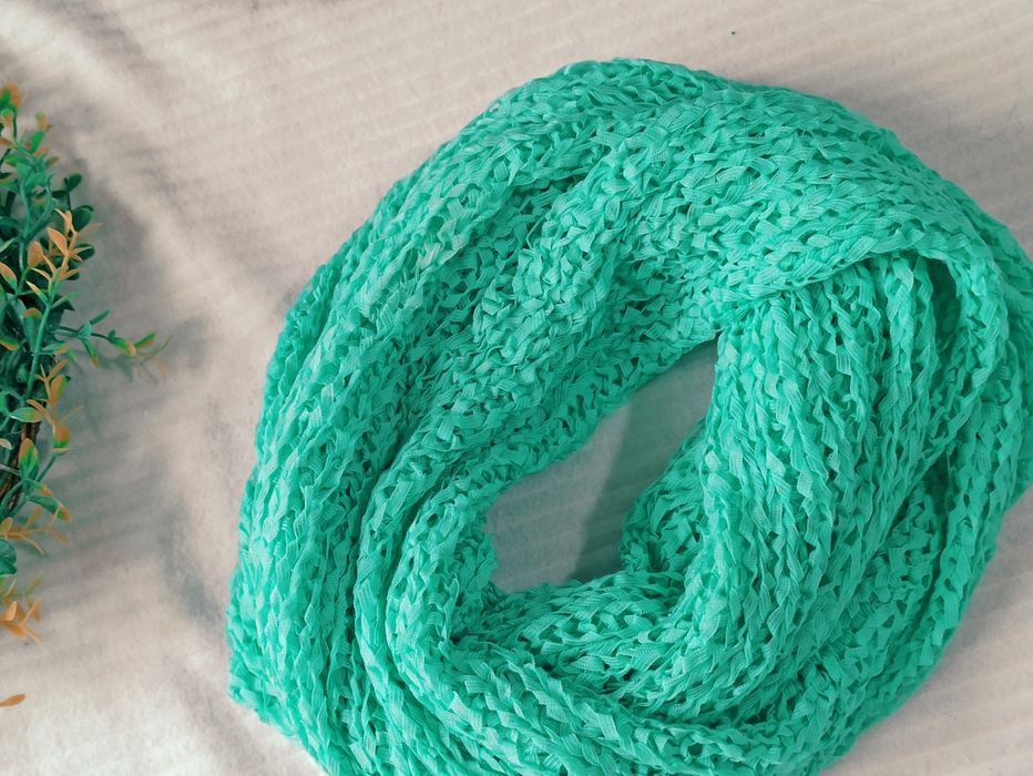 Sg Tuba szalik szal miętowy zielony