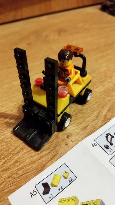 Klocki wózek widłowy