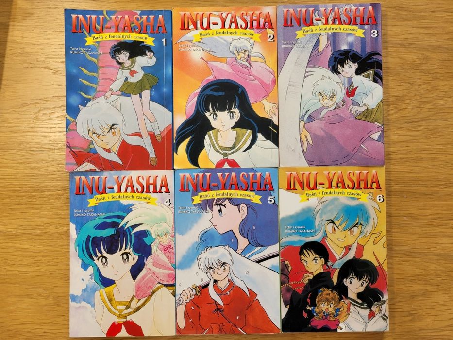 Manga Inu-Yasha tomy 1-6