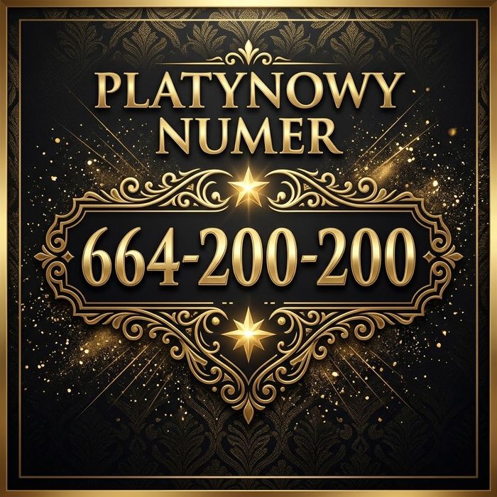 Platynowy numer 664200200 664-200-200