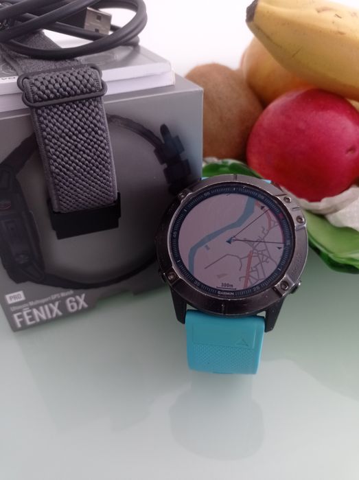 Garmin Fênix 6X Pro em bom estado geral