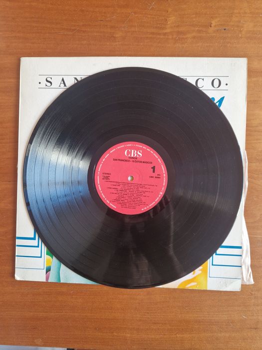 Vinil "San Francisco - 16 êxitos mágicos", CBS 1986