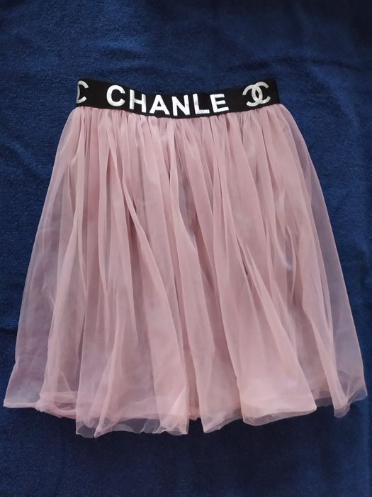 Пудровая фатиновая юбка для девочки