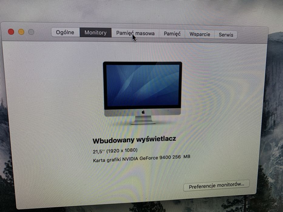 Komputer iMac.