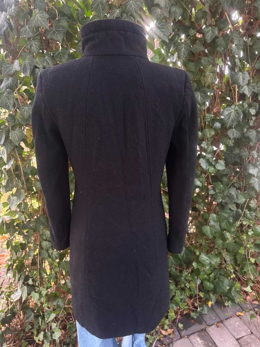 wiosenny wełniany płaszcz topshop