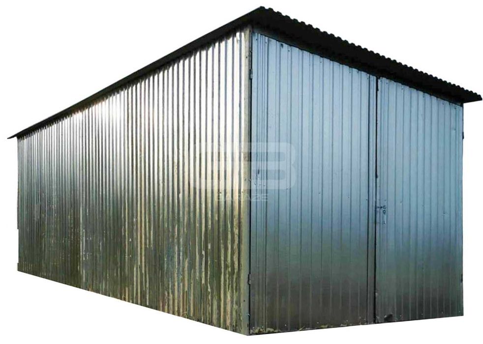 Blaszak 3×5 IIgat garaż na budowę konstrukcja wolnostojąca brama GB102