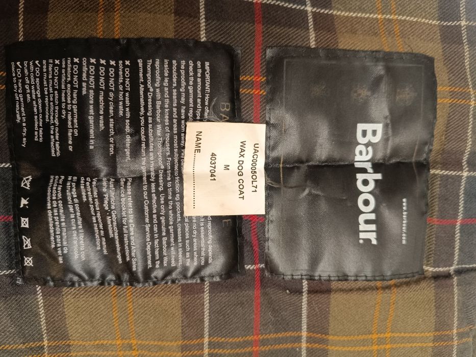 Capa para cão Barbour encerado