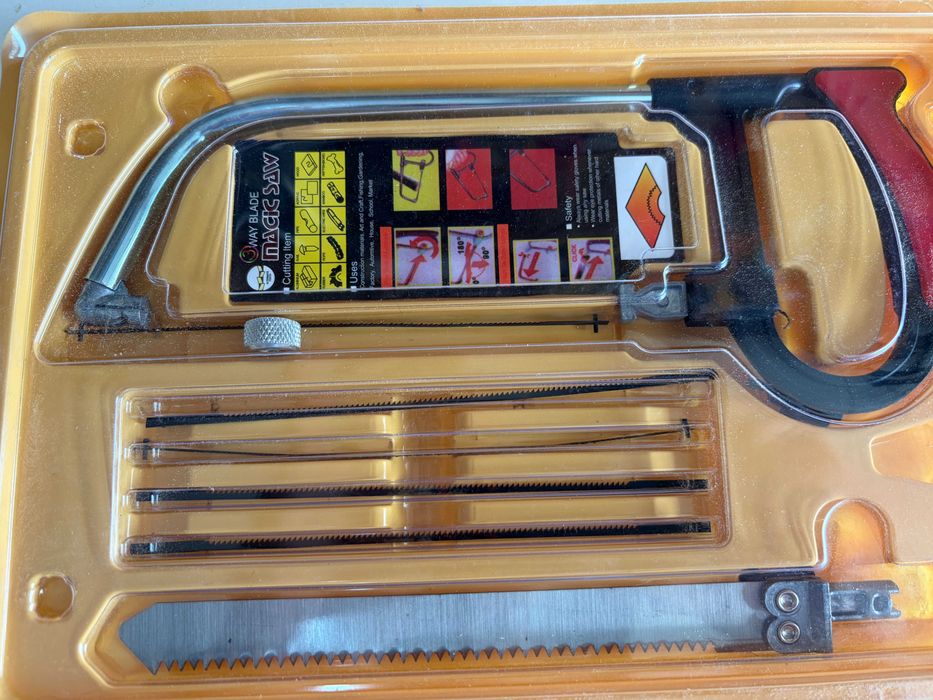 Kit Serra Mágica Multifunções Magic Saw Lâminas Madeira Metal