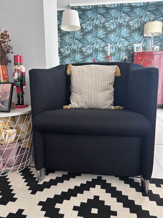 Cadeirão/Poltrona preta