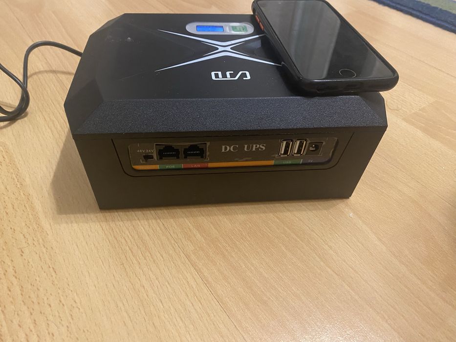 ДБЖ ИБП для роутера DC UPS LiFePo4 48000mah, 100w Вага 2,4кг!