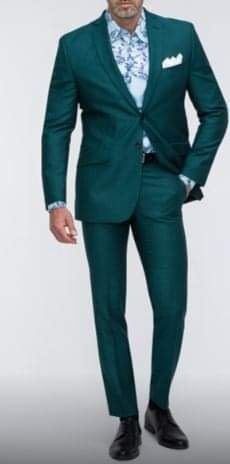 Garnitur Giacomo Coni - butelkowa zieleń