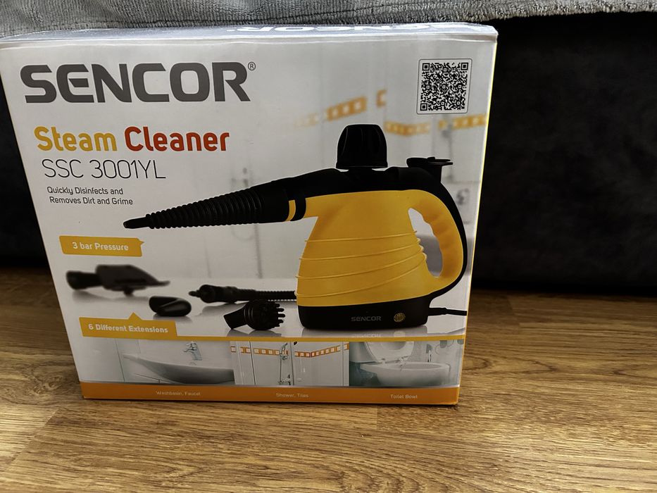 Пароочисник Sencor SSC 3001YL (повний комплект, чудовий стан)