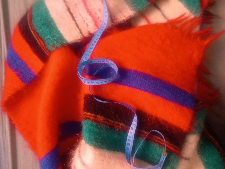 Koc 100% moher wełna