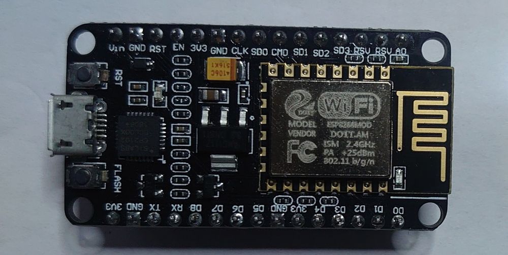 Плата ESP8266 NodeMCU WiFi, чіп CP2102, USB Type-C, 30 PIN