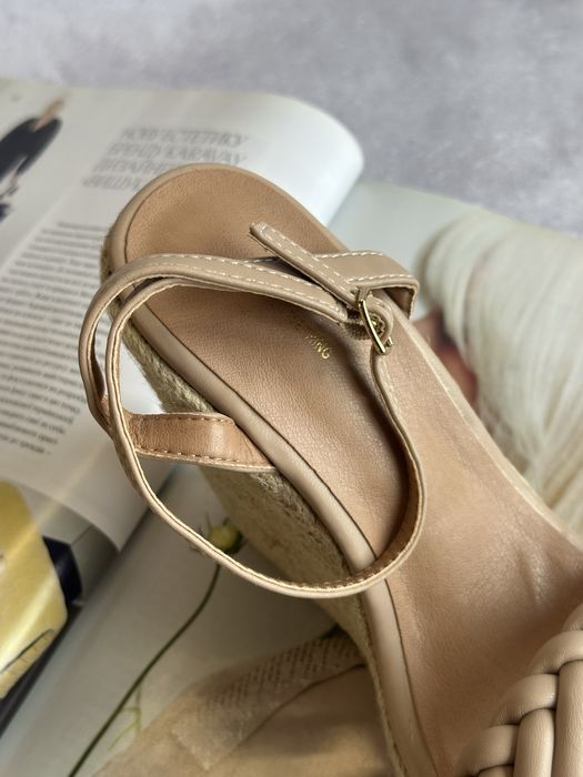 Женские босоножки на платформе/танкетке • Плетёные • Новые • 38–41