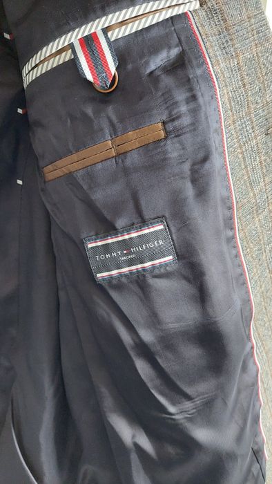 Marynarka wełniana, Tommy Hilfiger r.S wełna, kratka