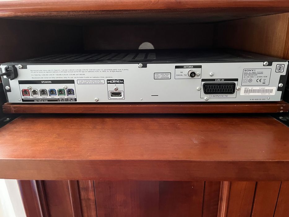 Home Cinema DVD Sony 5.1 canais 600W