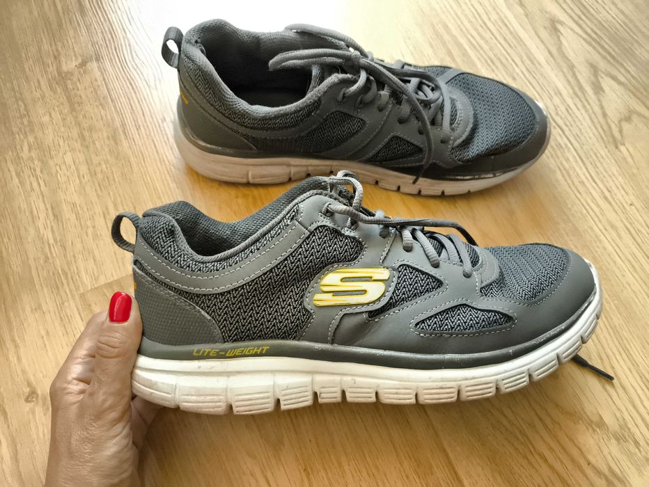 Szare buty Sketchers, rozmiar 42