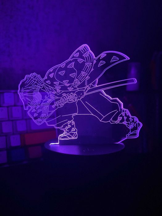 Нічник з акриловою пластиною. Світильник Аніме, Наруто, 02