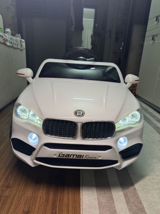 Дитячий електромобіль BMW (2 мотори по 30W) Bambi M 3180EBLR-1 Білий
