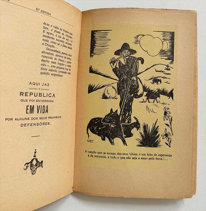 1925, Silva Tavares, Consumatum Est... Ilustrado por Octavio Sérgio.