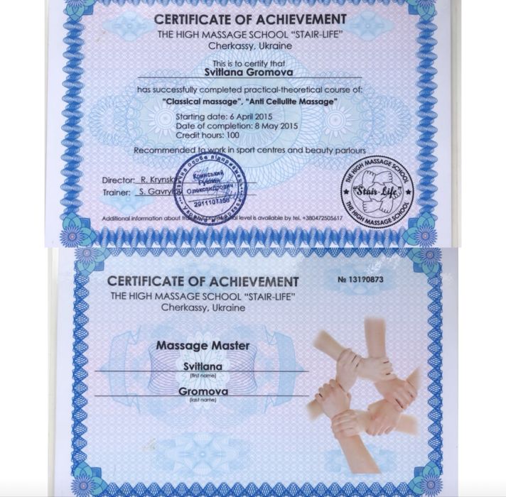 Професійні послуги масажу Львів