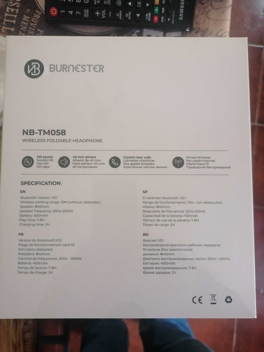 Headphones Bluetooth Burnester424185471015987201