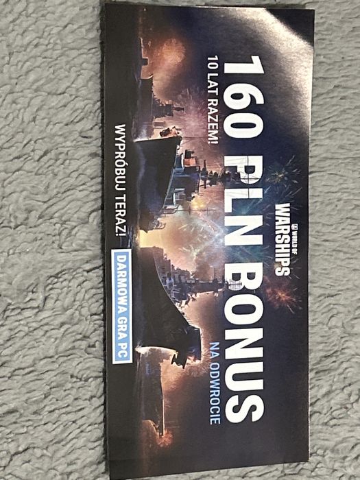 World of warships kod bonusowy 160zl