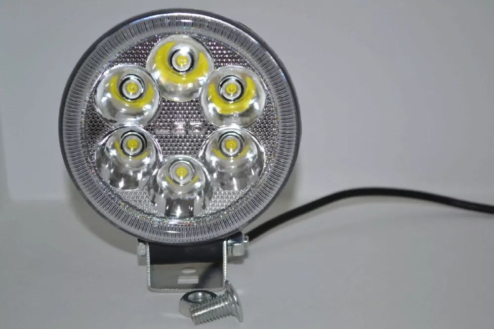 Светодиодная дополнительная LED фара с габаритным светом "Глаз Ангела"