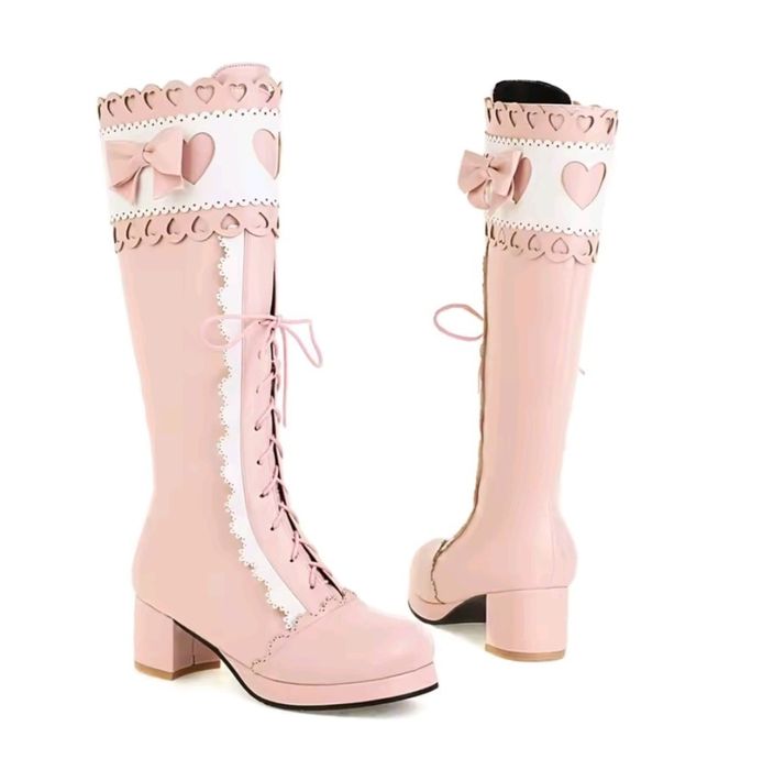Сапоги лолита jirai kei kawaiikei cutecore kawaii sweet lolita