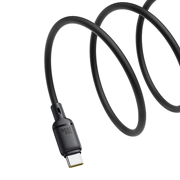 Kabel Baseus Silky Series 100W USB-C - USB-C 1m - czarny