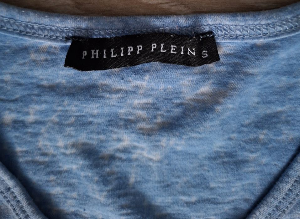 T-shirt niebieski  Philipp Plein roz.S