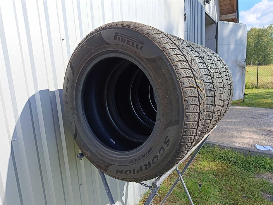 4x opony zimowe PIRELLI 235/65r17 7mm MONTAŻ