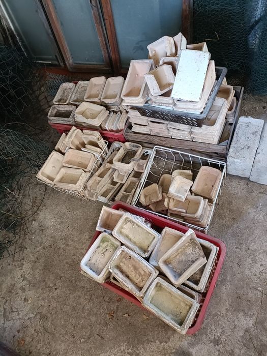 Kafle piecowe białe do pieca kaflowego z rozbiórki